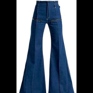 Chloè ultramarine bellbottoms